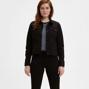 Levi’s original black trucker jean jacket